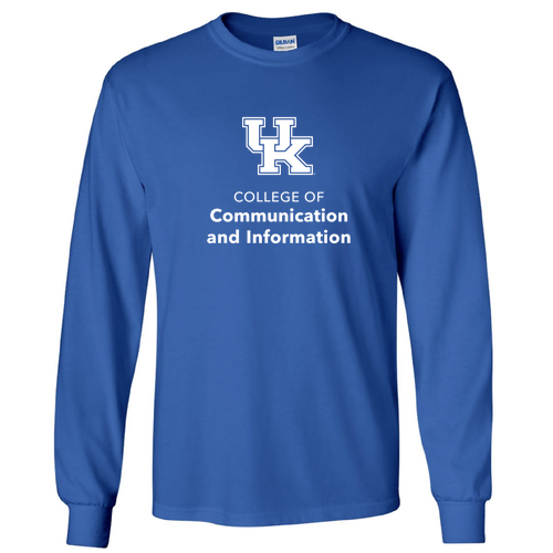 Gildan Ultra Cotton Longsleeve Basic T-Shirt -- Royal