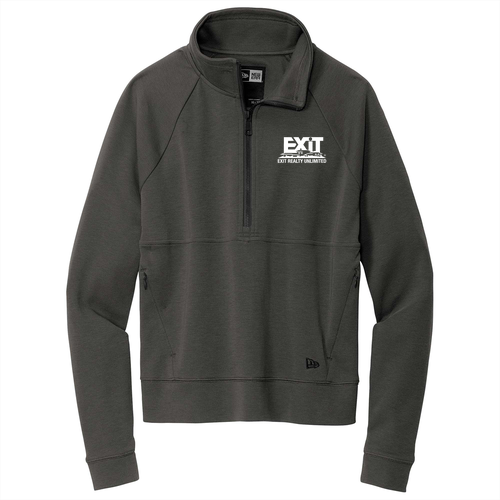 New Era Ladies STS half zip -- Graphite