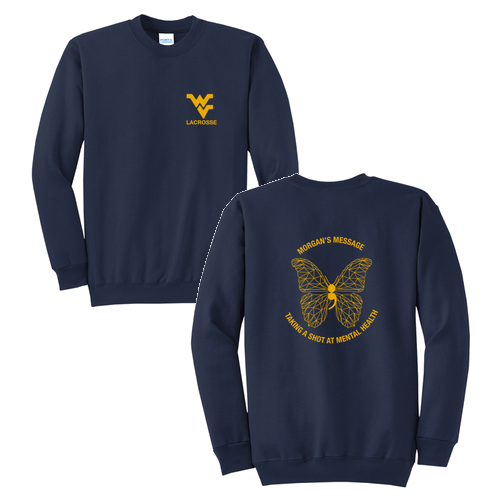 Port and Company Classic Crewneck Sweatshirt -- Navy