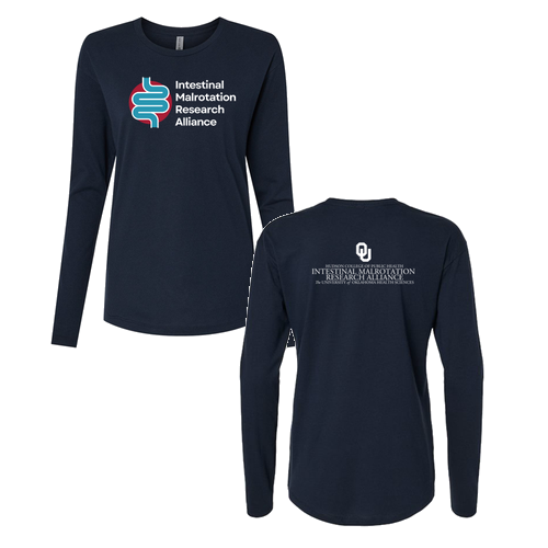 Next Level Women's Cotton Relaxed Long Sleeve T-Shirt -- Midnight Navy