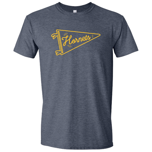 Mens/Unisex Gildan SoftStyle T-Shirt -- Heather Navy