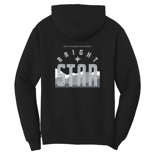 Port and Company Core Fleece Pullover Hooded Sweatshirt -- Jet Black