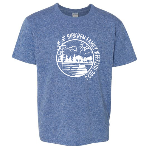 Gildan Youth Softstyle T-Shirt -- Heather Royal