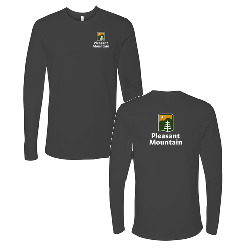 Pleasant Mountain Logo 2 Full color -- Long Sleeve Heavy Metal