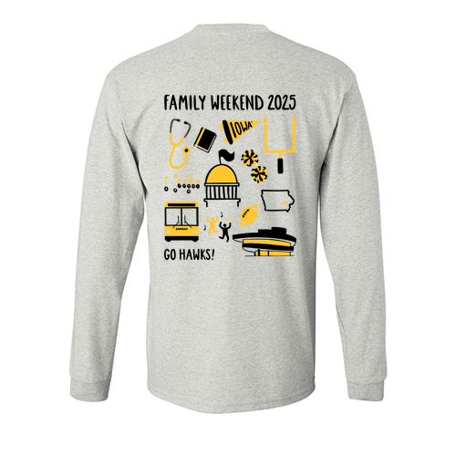 Gildan Ultra Cotton Longsleeve Basic T-Shirt -- Ash