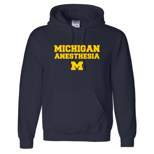 Gildan Adult Dryblend Adult Hooded Sweatshirt -- Navy