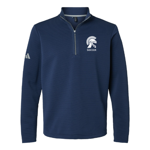 Adidas Spacer Quarter-Zip Pullover -- Collegiate Navy