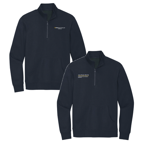 District V.I.T. Fleece 1 / 4-Zip -- New Navy