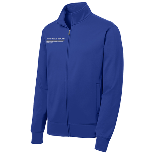Sport-Tek Sport-Wick Fleece Full-Zip Jacket -- True Royal