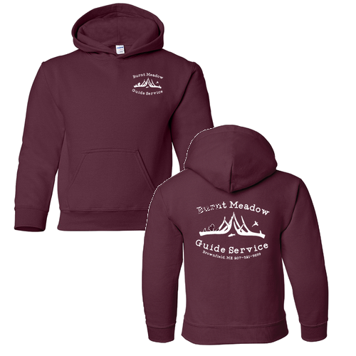Gildan Heavy Blend Youth Hooded Sweatshirt -- Maroon