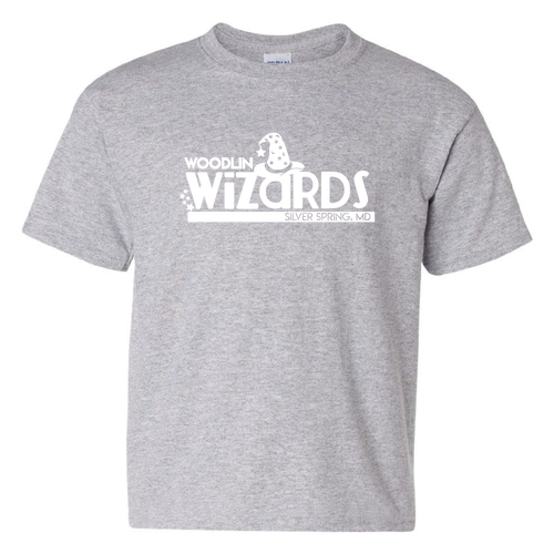Youth Gildan Heavy Cotton Basic T-Shirt -- Sport Grey