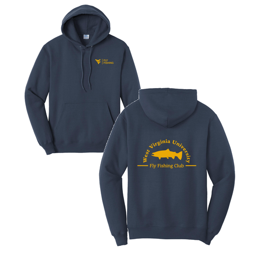 Port and Company Core Fleece Pullover Hooded Sweatshirt -- Navy