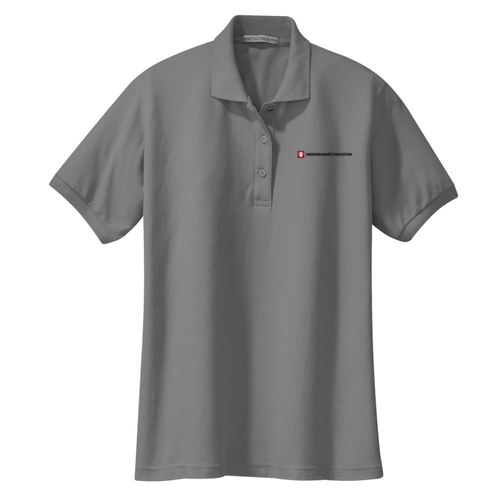 Port Authority Ladies Silk Touch Sport Shirt. -- Cool Grey
