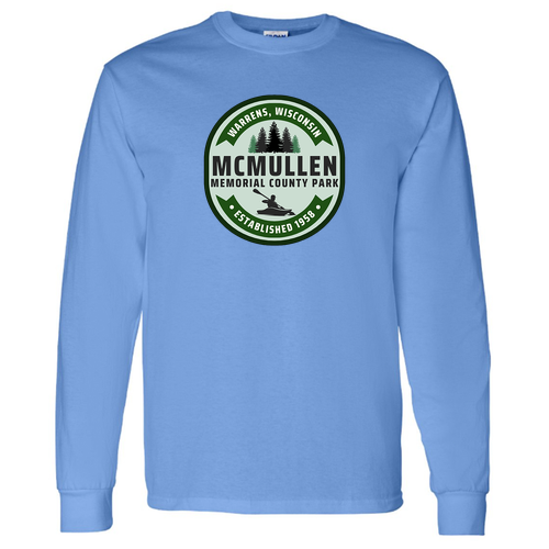 Gildan Heavy Cotton Longsleeve Basic T-Shirt -- Carolina Blue