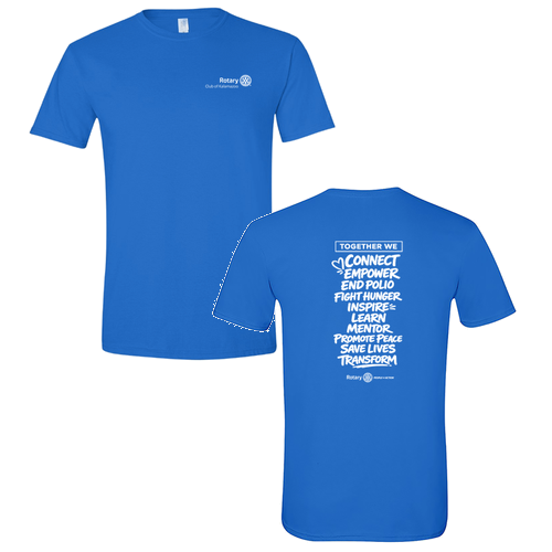 Rotary Club of Kalamazoo Gildan SoftStyle T-Shirt -- Royal