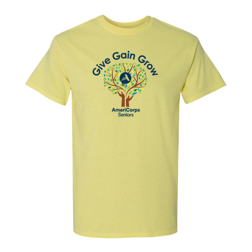 Gildan Heavy Cotton Basic T-Shirt -- Cornsilk