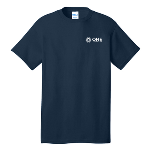 Port and Company 5.4 oz Cotton T-Shirt -- Navy