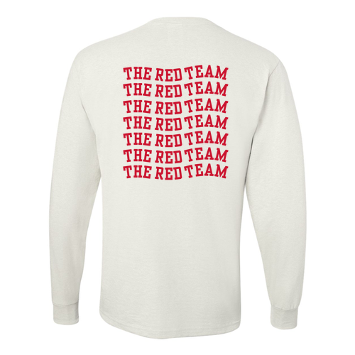 The Red Team Longsleeve Tee -- White