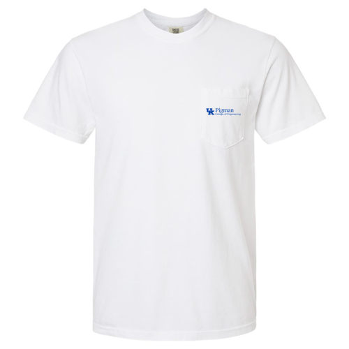 Comfort Colors Unisex Garment-Dyed Heavyweight Pocket T-Shirt -- White