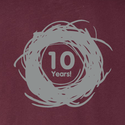 Mens/Unisex Bella Canvas Triblend Short Sleeve T-Shirt -- Maroon