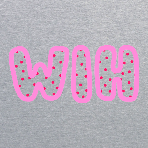 Pink WIH Gildan Heavy Cotton Basic T-Shirt -- Sport Grey