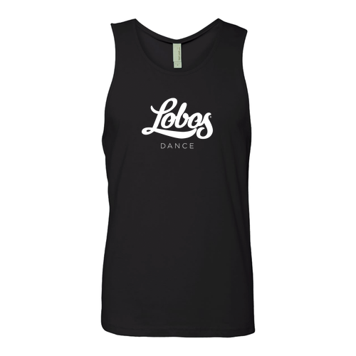 Next Level Apparel Mens Premium Jersey Tank -- Black Lobos