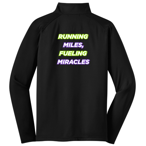 Runner Sport Tek Sport Wick Stretch Half Zip Pullover -- Black