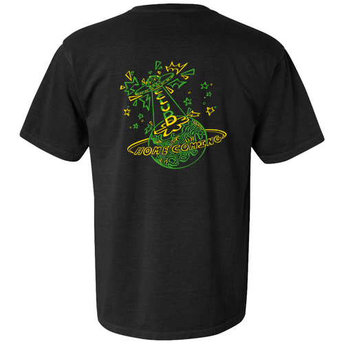 Comfort Colors Ringspun Garment Dyed T Shirt -- Black