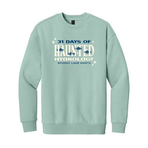 District V.I.T. Heavyweight Fleece Crew -- Dusty Sage