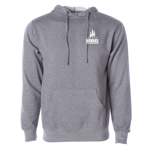 Independent Trading Midweight Hooded Sweatshirt -- Gunmetal Heather