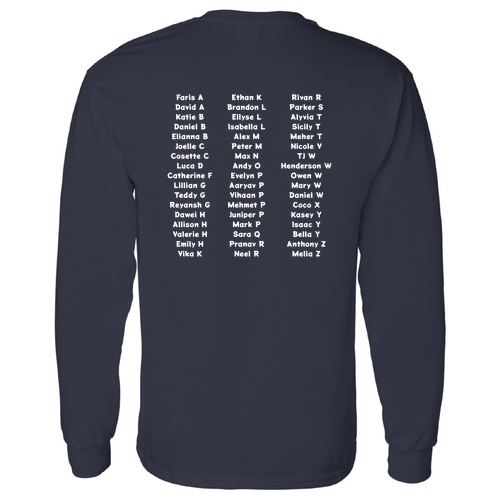 Gildan Heavy Cotton Longsleeve Basic T-Shirt -- Navy