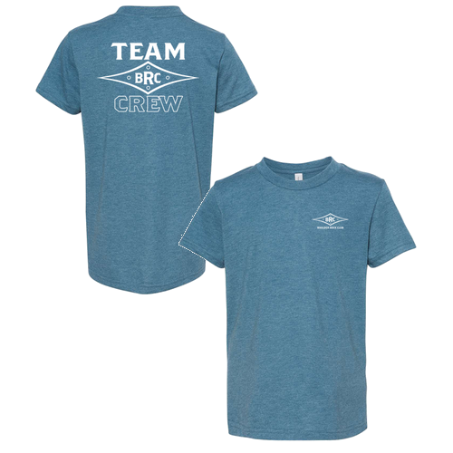 Bella Canvas Youth Heather CVC Short Sleeve Tee -- Heather Deep Teal