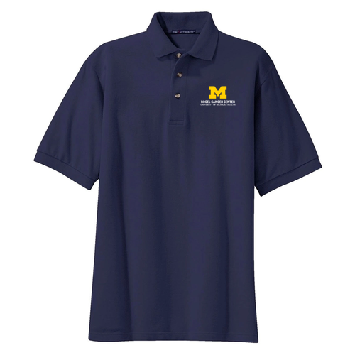 Port Authority Pique Knit Sport Shirt -- Navy