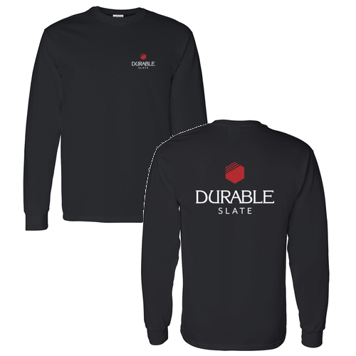 Gildan Heavy Cotton Longsleeve Basic T-Shirt -- Black
