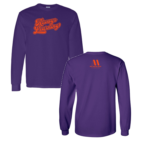 Gildan Heavy Cotton Longsleeve Basic T-Shirt -- Purple