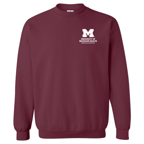 Mens/Unisex Gildan Heavy Blend Crew Neck Sweatshirt -- Maroon
