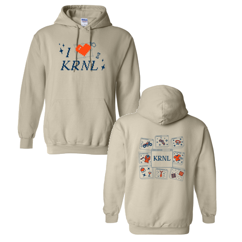 Gildan Heavy Blend Hooded Sweatshirt -- Sand