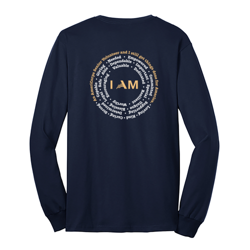 (Plus Sizes Only) I Am Longsleeve -- Navy