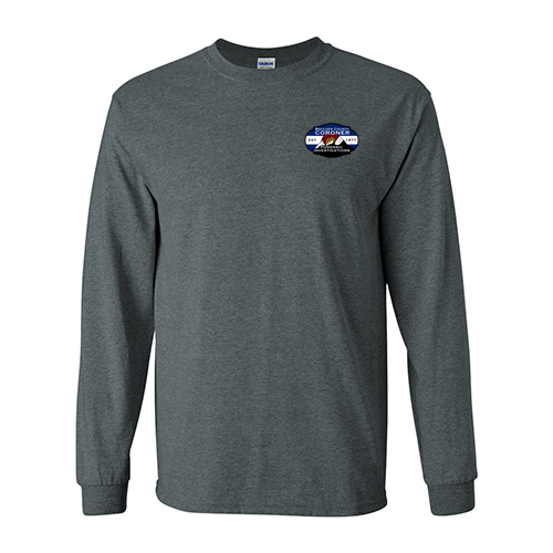 Gildan Ultra Cotton Longsleeve Basic T-Shirt -- Dark Heather