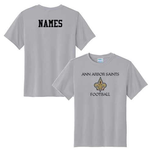Youth Port and Company Performance Tee -- Silver