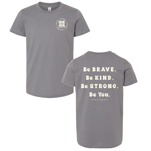 I am Brave Youth Tee -- Storm