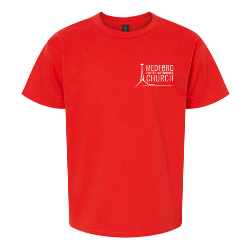 Youth Gildan Softstyle T-Shirt -- Red