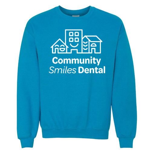Gildan Crew Neck Sweatshirt -- Sapphire