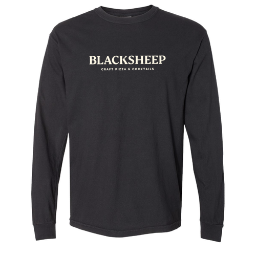 Comfort Colors Ringspun Long Sleeve Tee -- Black