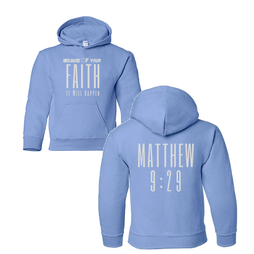 It Will Happen Hoodie Youth -- Carolina Blue