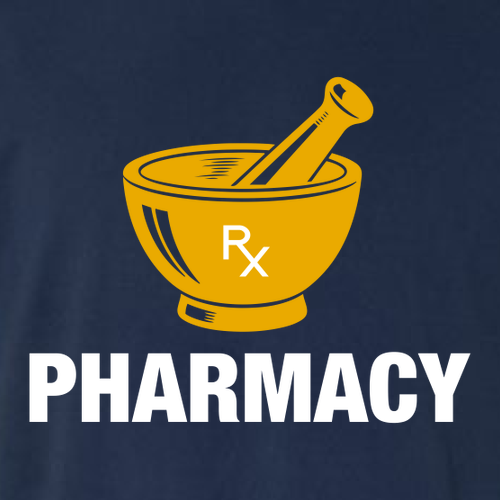 Screen Printed Sport Tek Quarter Zip Sweatshirt -- True Navy