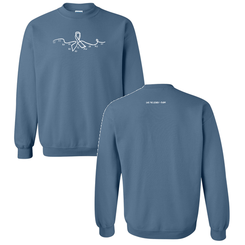 Gildan Heavy Blend Crew Neck Sweatshirt -- Indigo Blue