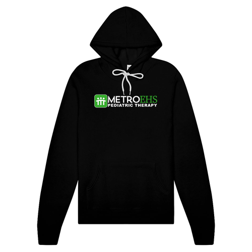 BELLA + CANVAS Sponge Fleece Hoodie -- Black