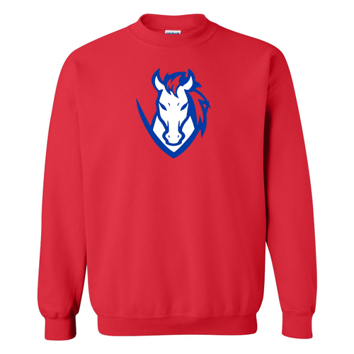 Gildan Adult Crewneck Sweatshirt -- Red