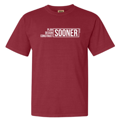 Comfort Colors Ringspun Garment Dyed T Shirt -- Crimson